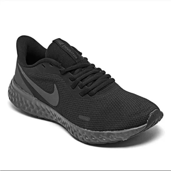 NIKE REVOLUTION 6 RUNNING SNEAKER IN BLACK/ ANTHRACITE - Picture 2 of 13